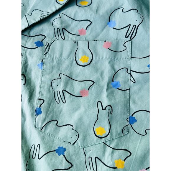 Hanna Andersson Poplin Bunny Pajama Pants w/Drawstring - Pants Only - Picture 4 of 6